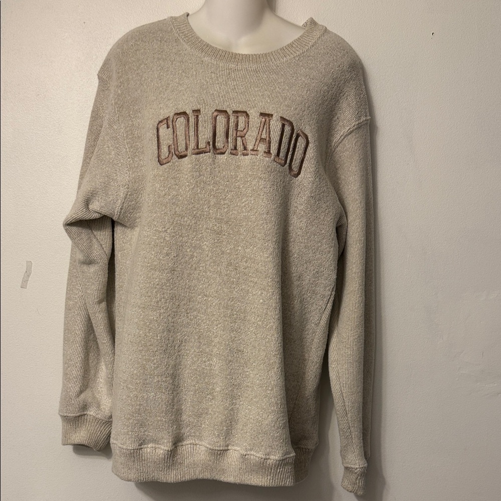 Men's Colorado Crewneck Sweater - Beige